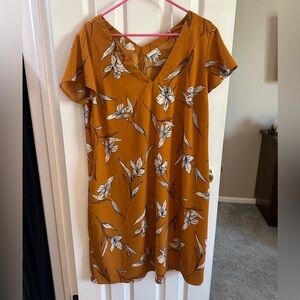 A new day target short sleeve fall shift dress